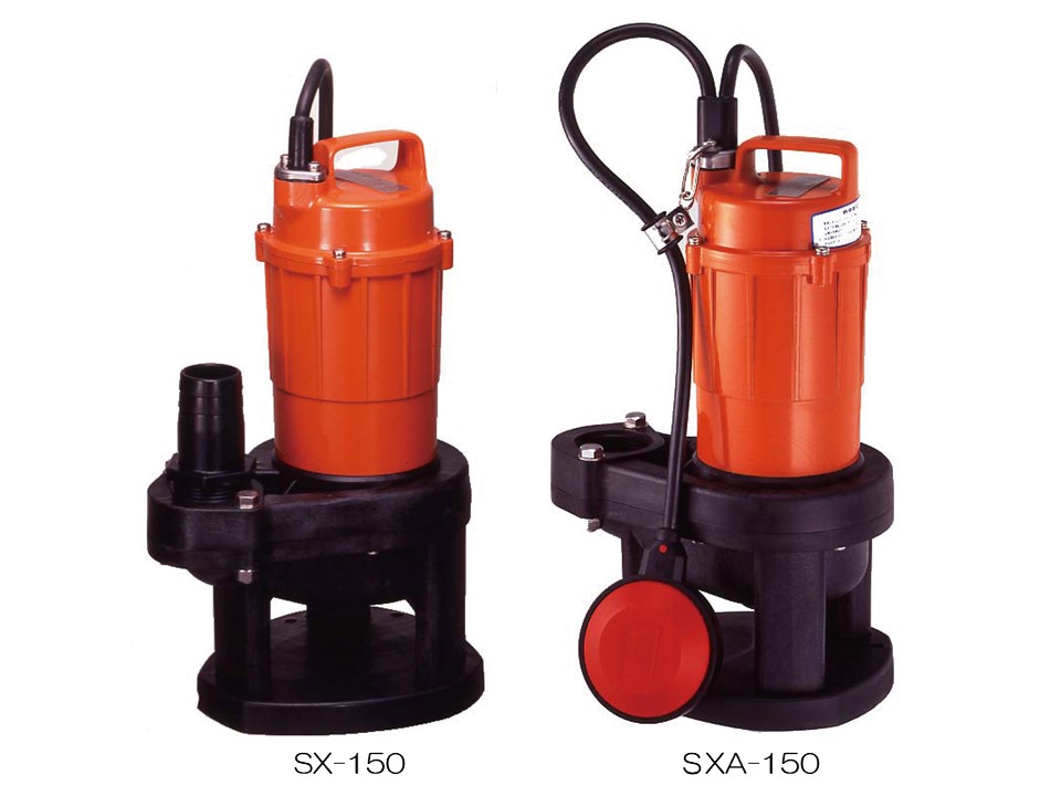 寺田 小型汚物混入水用水中ポンプ 自動 ６０Ｈｚ SXA-150